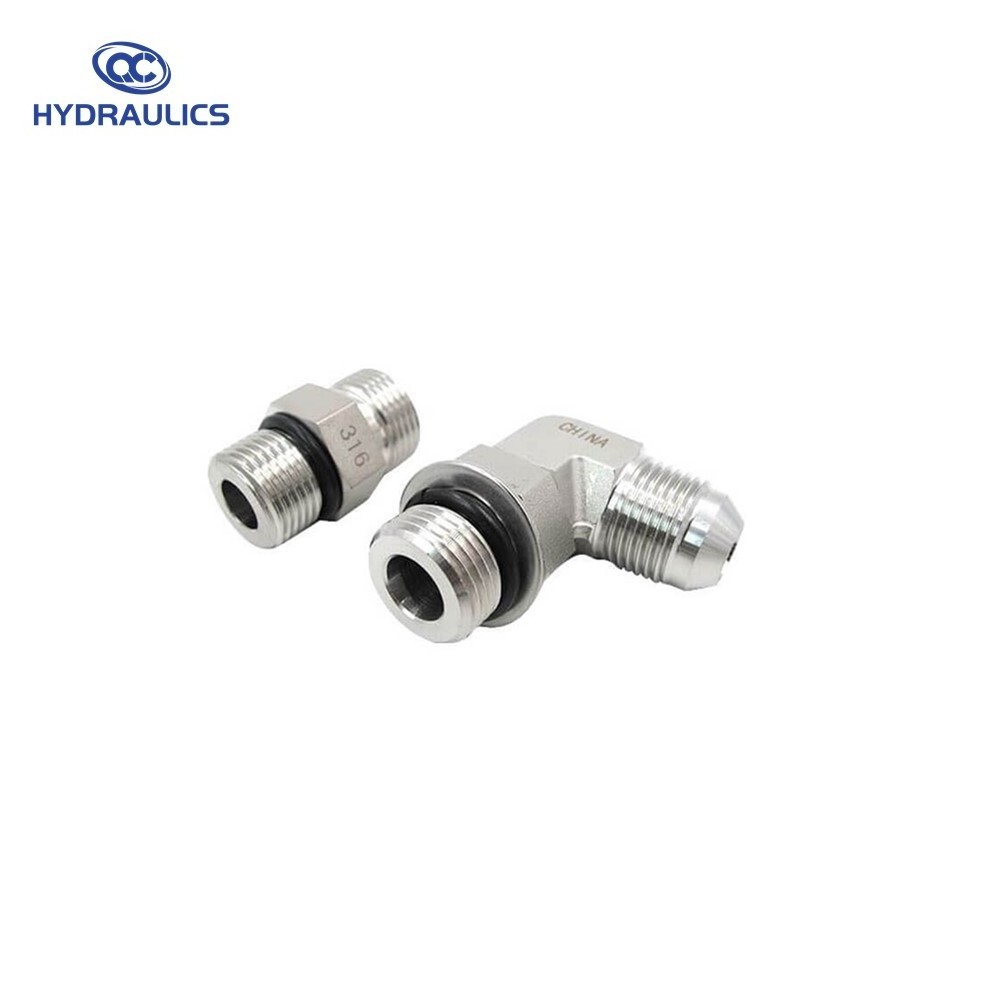 Standard fittings spare parts hydraulic thread straight adapters