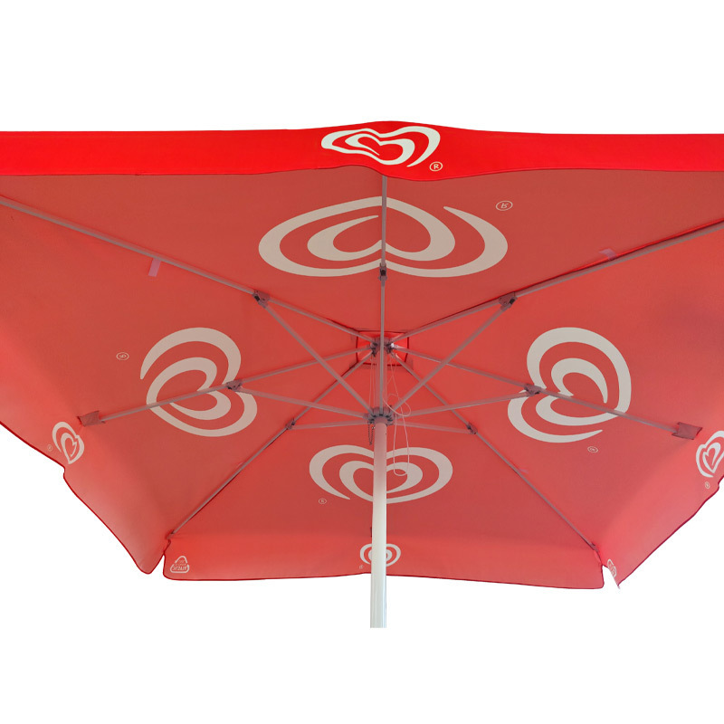 2023 New luxury custom commercial garden patio parasol aluminum resort outdoor sun beer beach umbrella for advertising