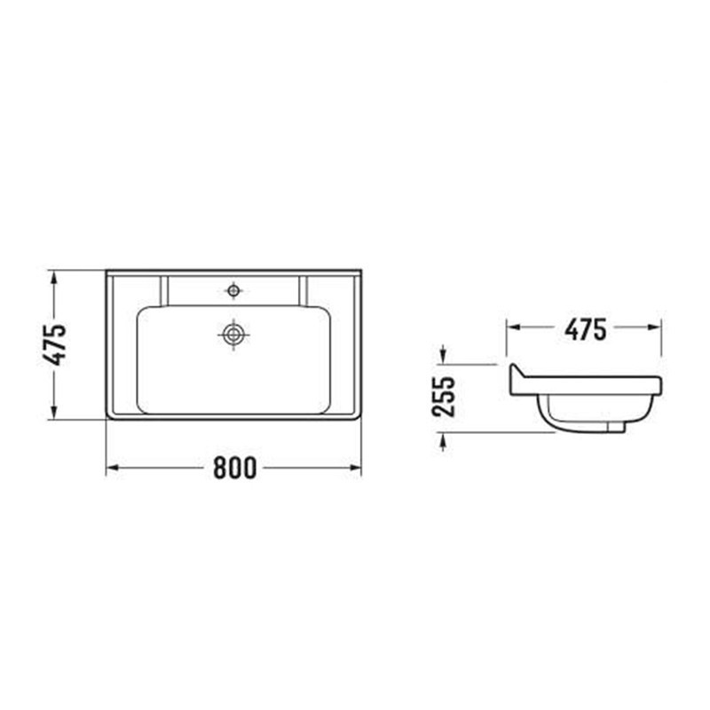 Made In China Living Room PVC Cabinet Ceramic Wash Basin Sink