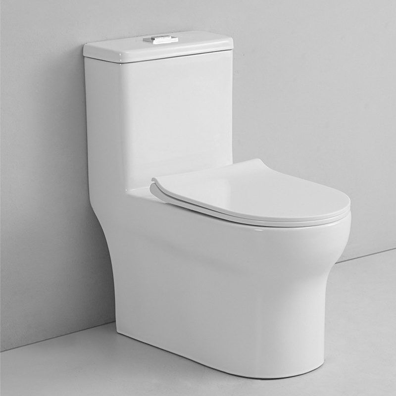 Inodoros Modernos Sanitary Wares S trap Wc Toilet Set Bathroom Water Closet Siphonic One Piece Toilet