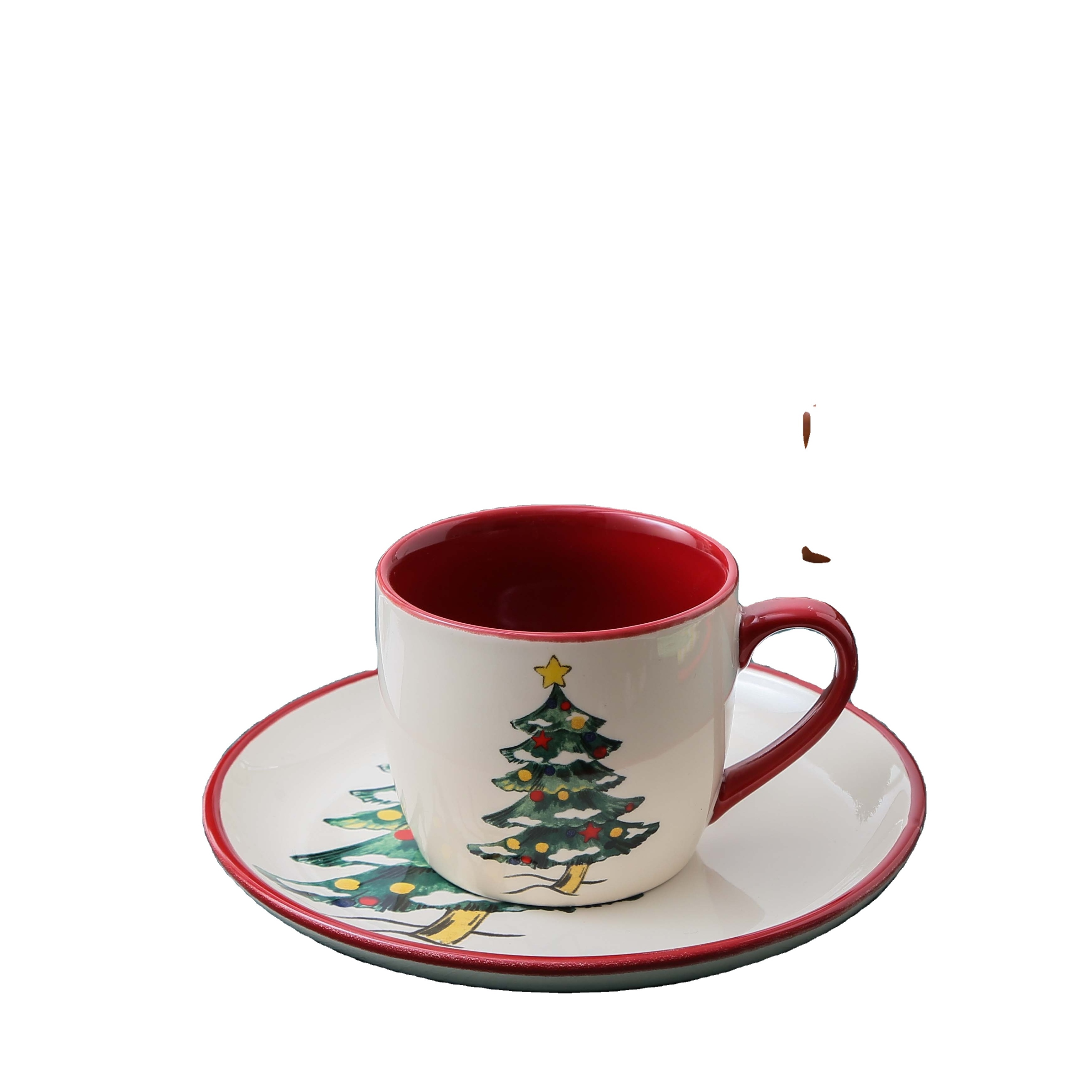 Mug Market Coffee Ceramic Perzonalized Snowman Bulk Merry Christmas Mugs Party American Style Custom Clear Coffee Mugs