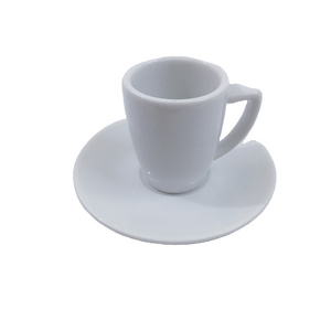 Hot Sale Ceramic Ethiopian Coffee Set Rekebot White Porcelain Tea Cup And Saucer Cappuccino Expresso Cup Set