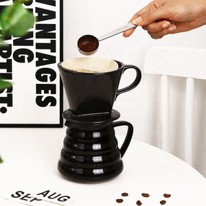 New product hot sale Custom multicolor Ceramic Coffee Funnel Filter Cup Pour Over Coffee Dripper