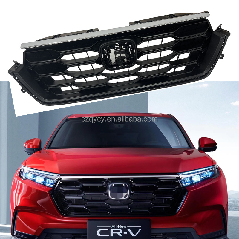 Auto Chrome Plating Front Bumper Upper Grille radiator Grille For Honda CRV 2023