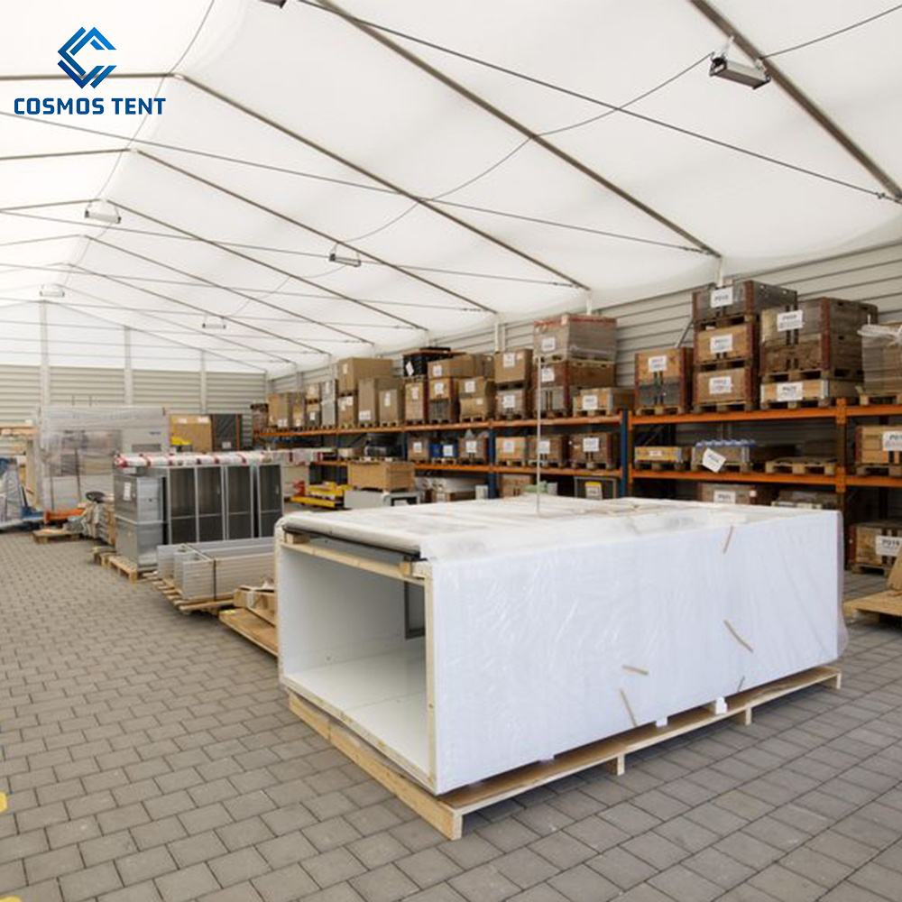 China Small Canopies Industrial Storage Warehouse Tent with ABS Wall