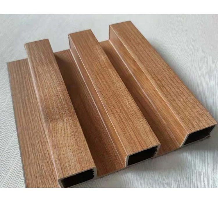 Wooden Natural Wall Decor Wood Wainscot 3D Curved Stick On Wall Board Laminate Floor PVC Panel