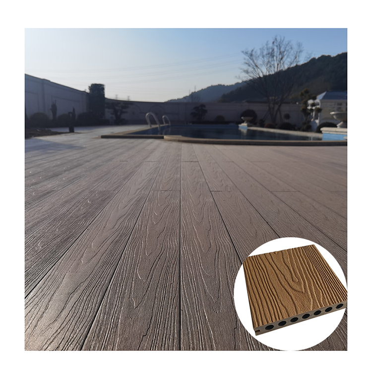 Guangdong Outdoor Decking Strand WPC Decking Swimming Pool Outdoor Deck