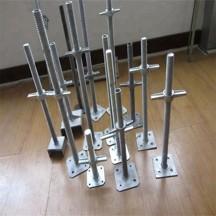 7 Steel prop Telescopic jack base shoring post for construction to increase scaffolding height adjustable