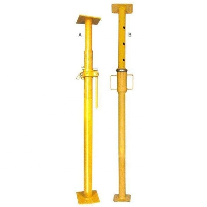 Light Heavy Duty Shoring Adjustable Push Pull Post Telescopic Steel Prop Scaffolding