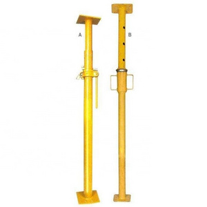 Light Heavy Duty Shoring Adjustable Push Pull Post Telescopic Steel Prop Scaffolding