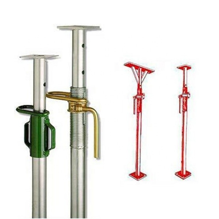 Factory Galvanised Steel Acro Formwork Prop metal  Adjustable scaffolding jack post concrete props