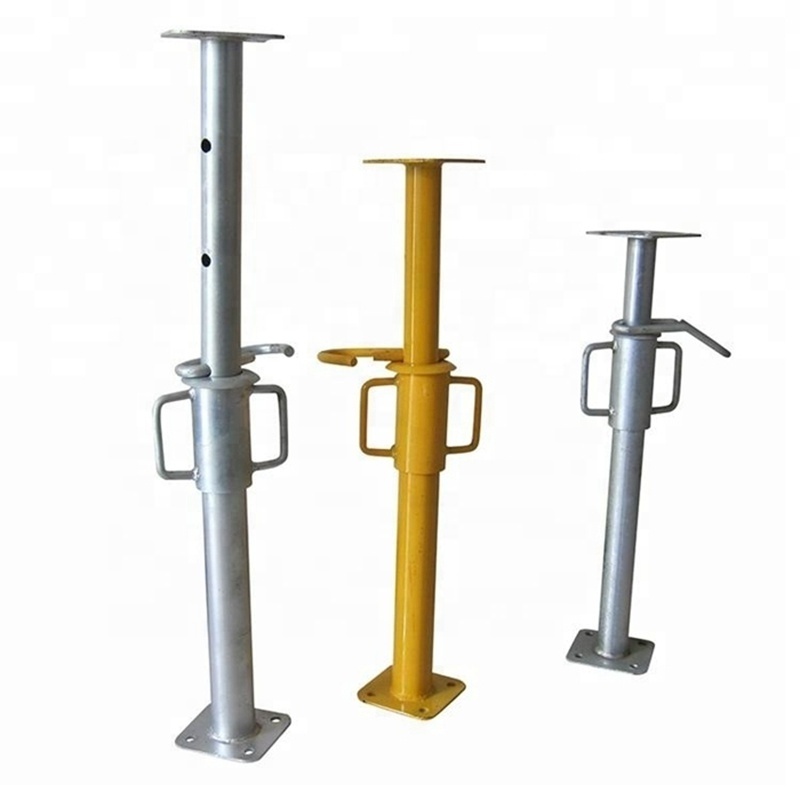 Light Heavy Duty Shoring Adjustable Push Pull Post Telescopic Steel Prop Scaffolding