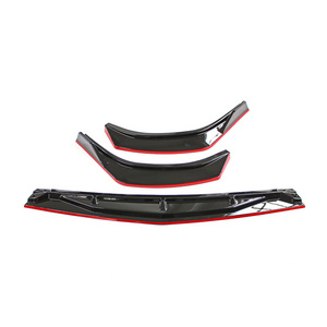 20-22 10th-generation H yundai Sonata 3-piece modified front bumper splitter spoiler lip exterior kit