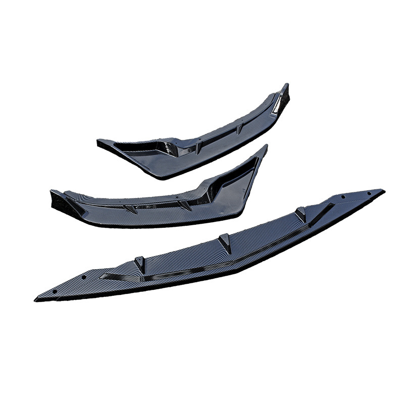 Car Body Kit Adjustable  Universal Bright and Matte Black Front Bumper Lip For Hyundai Fiesta