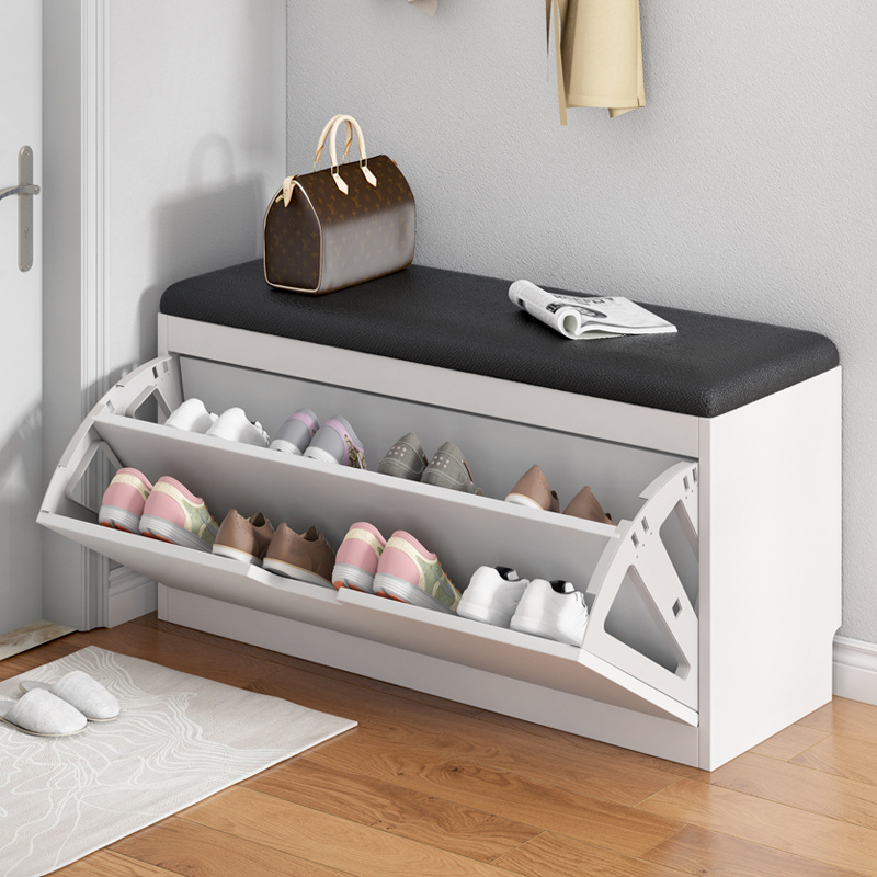 Shoe cabinet Portable Storage Free Standing zipper assembly Shoe Organizer with Non-Woven Fabric Cover