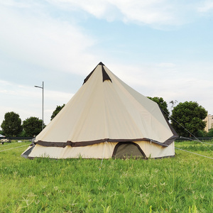 New Design Tente House Canvas Cotton Luxe De 3-4 People Bell Hotel Outdoor Luxury Glamping Camping Yurt Tents