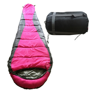 Factory Supply Camping Essentials Cold Weather Sleeping Bag Camping Polyester Waterproof Sleeping Bag