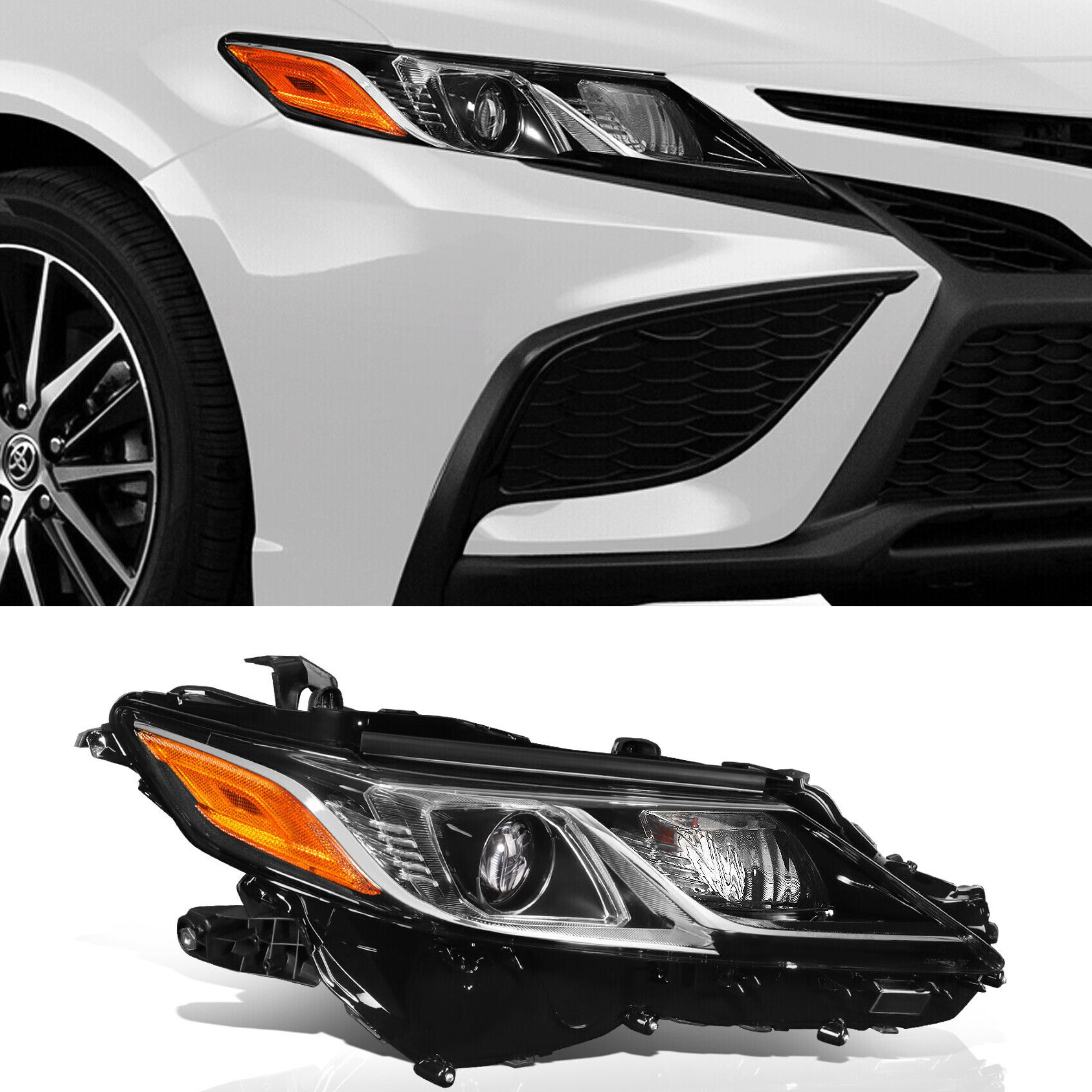 Quality Guarantee Auto Body System OE 81150-06C40 81110-06C40 Headlight LE SE USA Type For Toyota Camry Head Lamp 2018 2019 2020