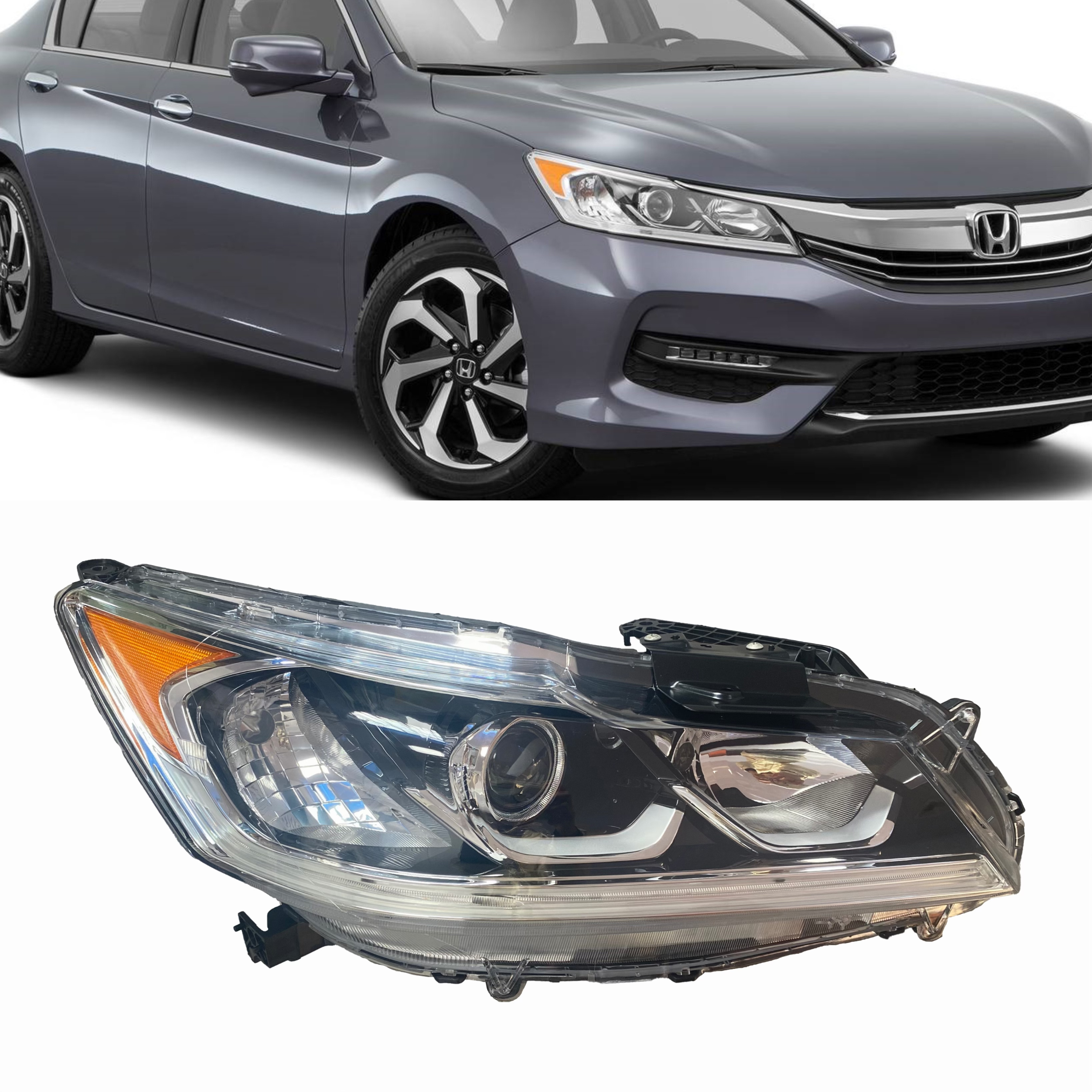 Original Factory Wholesale Car Body Kits OEM 33100-T2A-A81 Halogenlights Headlight For Honda Accord Head Lamp 2016 2017 2018 USA