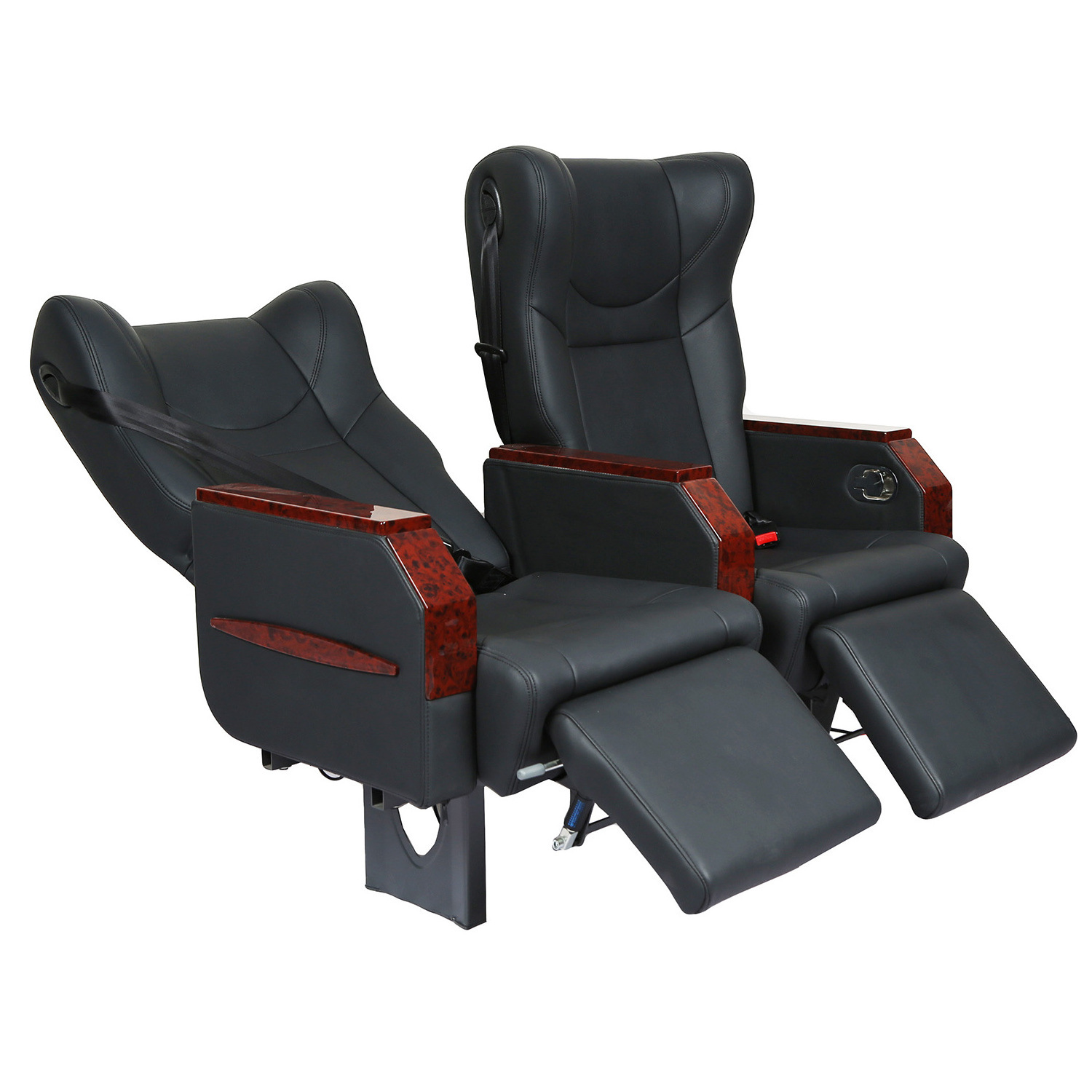 Customized  Luxury Business Car seat Van seat Bus seat with airbag Foot supporting for Sale