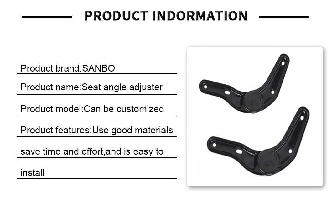 New Design Wide Range 0-180 Degree Car Seats Recline Backrest Mechanism Compatible for Passenger Seats Recliner