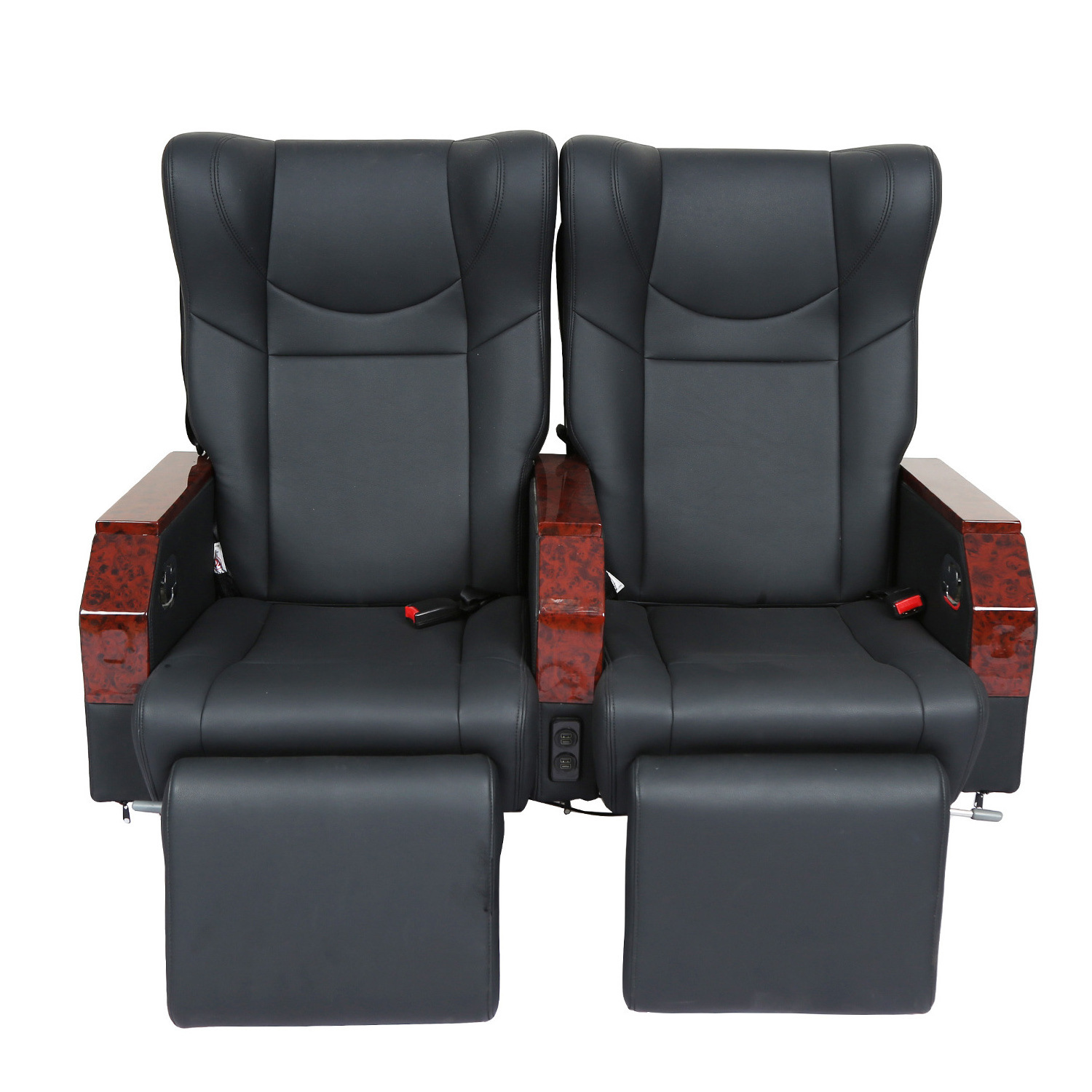 Customized  Luxury Business Car seat Van seat Bus seat with airbag Foot supporting for Sale