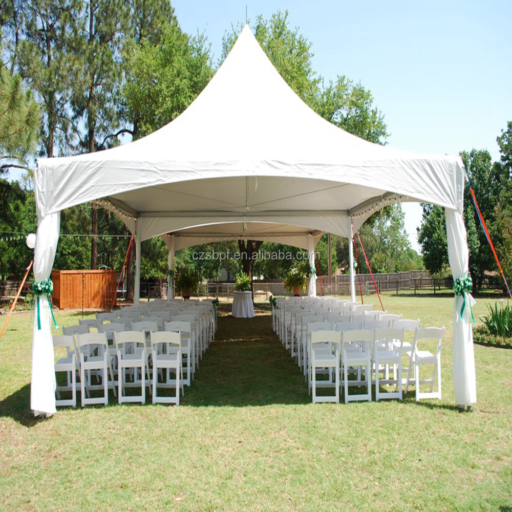 White Luxury Large Custom 10*10 Pagoda Tent Marquee Tent For Outdoor Events Wedding Party