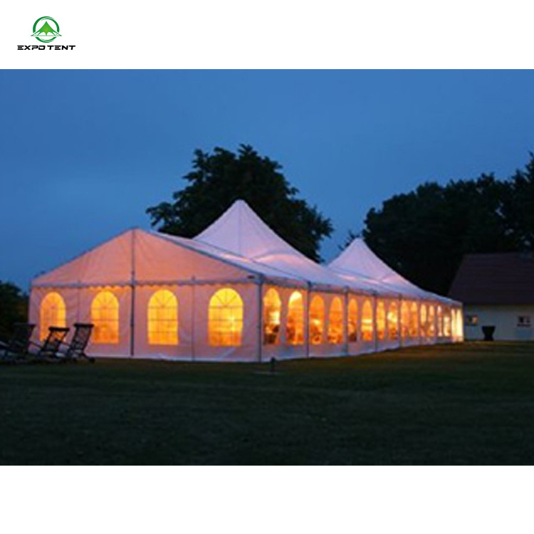 Marquee Gazebo Canopy Trade Show Tent Outdoor Tent Instant Custom Easy 10x10 15x15 Aluminium High Peak Tent 850g/m2 PVC Fabric