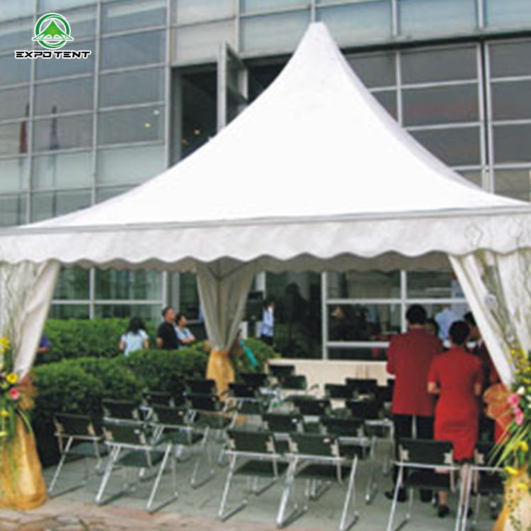 Event gazebo Marquee Tent Top Sale 4x4 5x5 Aluminum Alloy China Frame Party Wedding High Peak Tent 850g/m2 PVC Fabric Custom