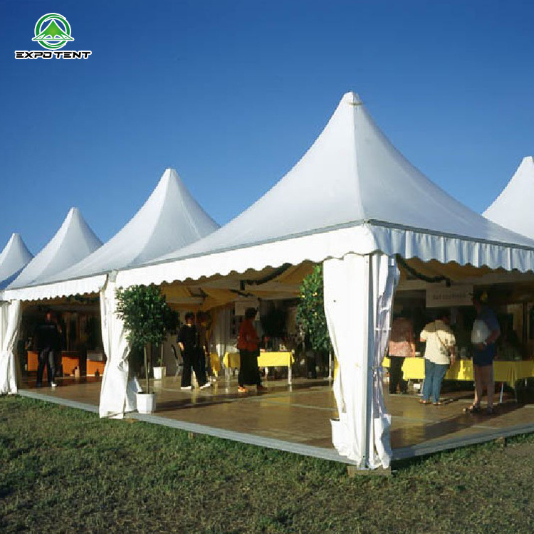 Event gazebo Marquee Tent Top Sale 4x4 5x5 Aluminum Alloy China Frame Party Wedding High Peak Tent 850g/m2 PVC Fabric Custom