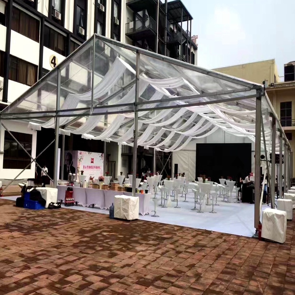 High Quality Luxury Large Marquee Roof Top Clear Aluminum Party Wedding Exhibition Tent