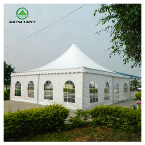 Luxury marquee party 3X3 4X4 5X5 10X10 Outdoor Canvas Spire tent with waterproof canopy