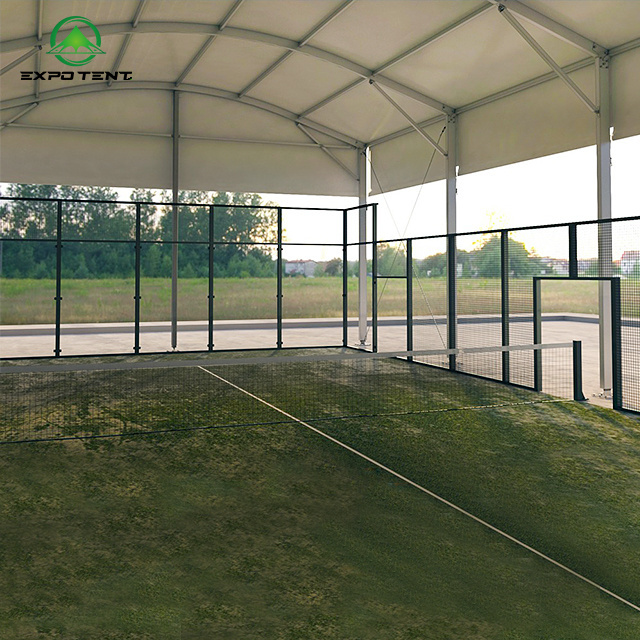 Padel court tent and tennis sports court tent cover