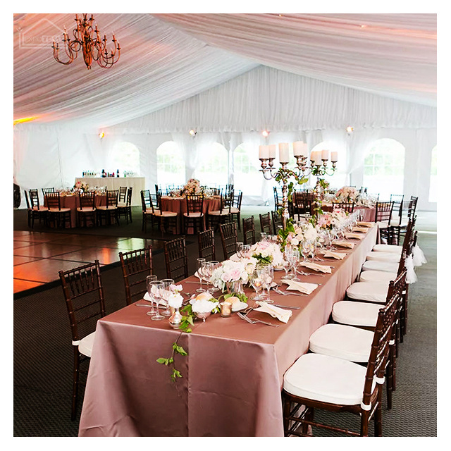 Marquee Tent Large Outdoor Wedding Event Tent Waterproof Index 2000-3000 Mm Canvas Exhibition Marquee Tent