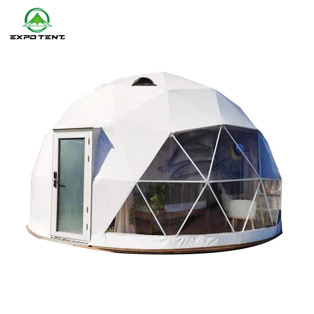 Luxury Heated Eco Hotel Decoration Prefab Transparent Dome House Desert Tent For Camping