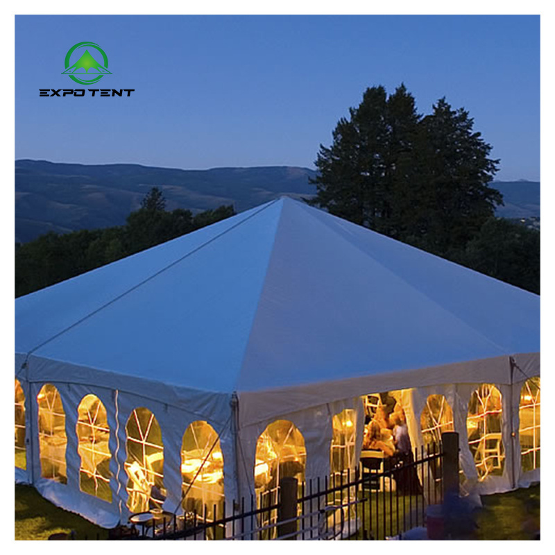 Outdoor waterproof aluminum marquee tent 5x5m 6x6 10x10 20x20 chinese Outdoor frame Spire tent for wedding sale