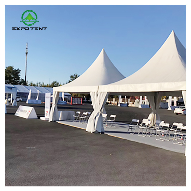 Luxury marquee party 3X3 4X4 5X5 10X10 Outdoor Canvas Spire tent with waterproof canopy