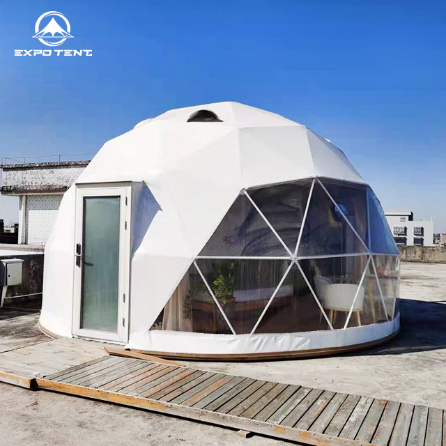 Luxury Heated Eco Hotel Decoration Prefab Transparent Dome House Desert Tent For Camping