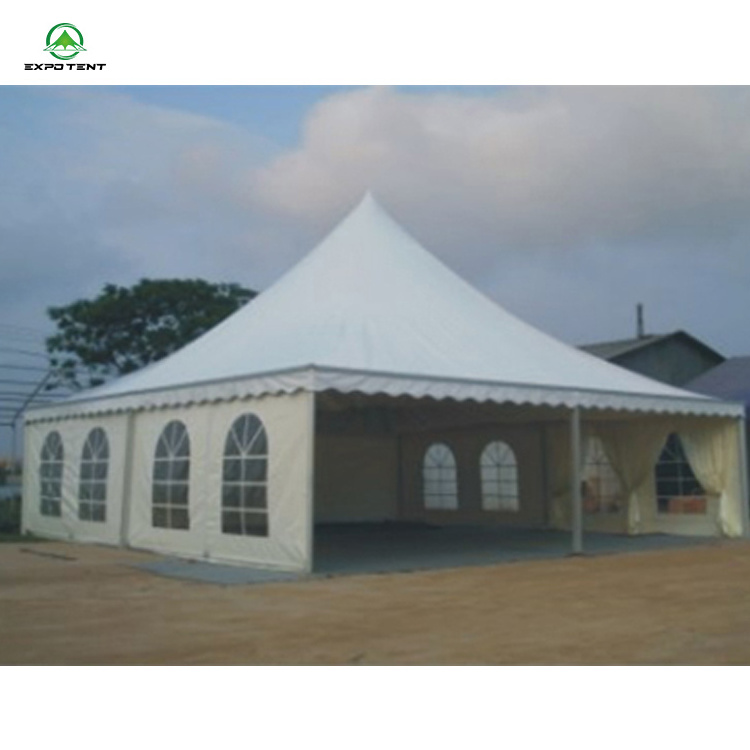 Marquee Gazebo Canopy Trade Show Tent Outdoor Tent Instant Custom Easy 10x10 15x15 Aluminium High Peak Tent 850g/m2 PVC Fabric