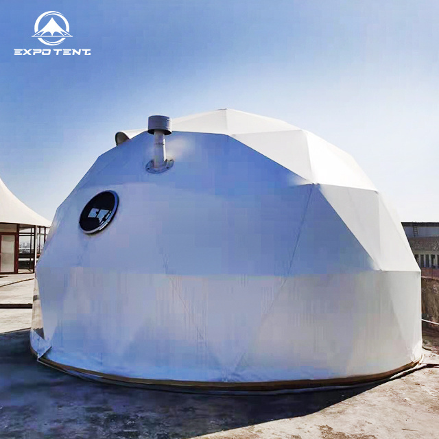 Luxury Heated Eco Hotel Decoration Prefab Transparent Dome House Desert Tent For Camping