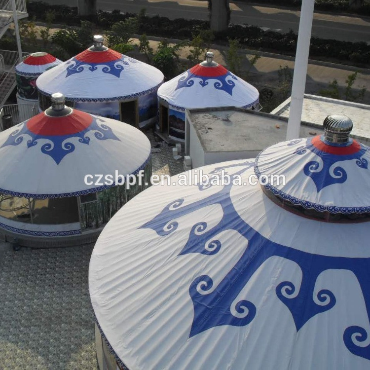 Customized Design Yurts For Sale Mongolian Camping Outdoor 12m Diameter Large Yurt