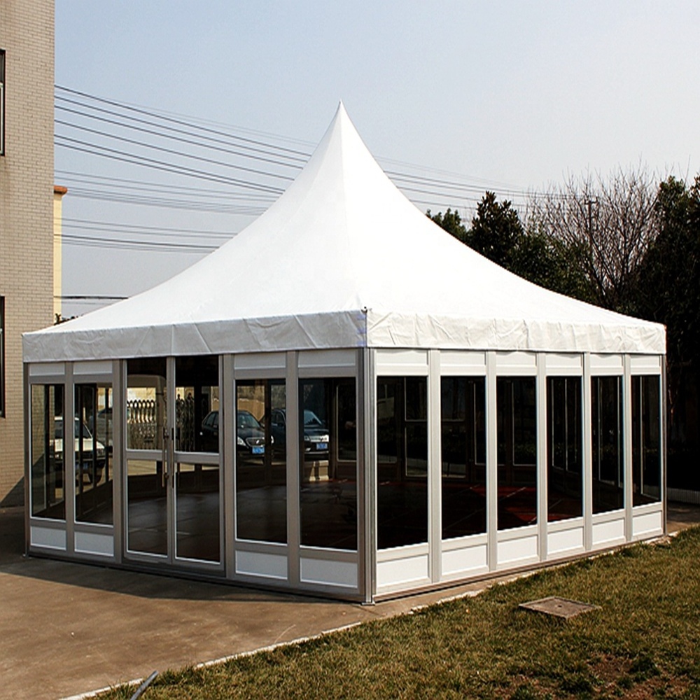 Custom Ridge Tent aluminium Alloys Flexible Pole B1 grade Fire resistance White Big outdoor circus tent For Sale , Arabic Tent C