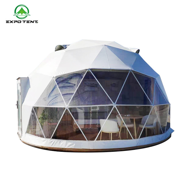 Luxury Heated Eco Hotel Decoration Prefab Transparent Dome House Desert Tent For Camping