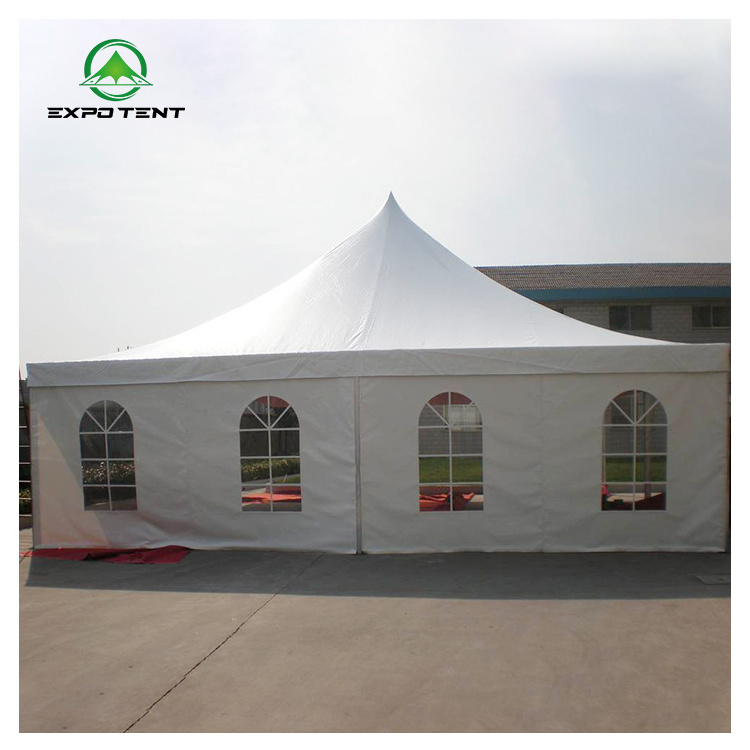 Luxury marquee party 3X3 4X4 5X5 10X10 Outdoor Canvas Spire tent with waterproof canopy