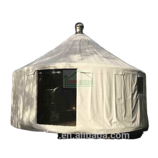 Outdoor Aluminum And Bamboo Frame Luxury Mongolian Australian Yurt For Sale