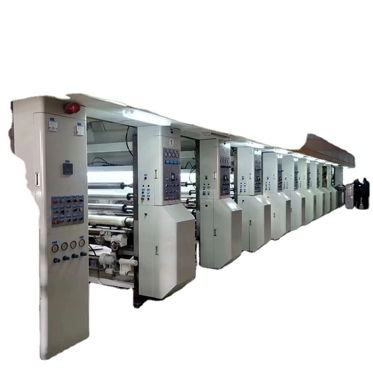 Gravure Printing Machine for Plastic Film Automatic Color Register 6 7 8 9 Colors