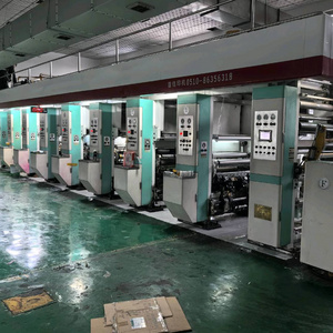 Fully Automatic Color Plastic Film Printer Gravure Intaglio Printing Machine