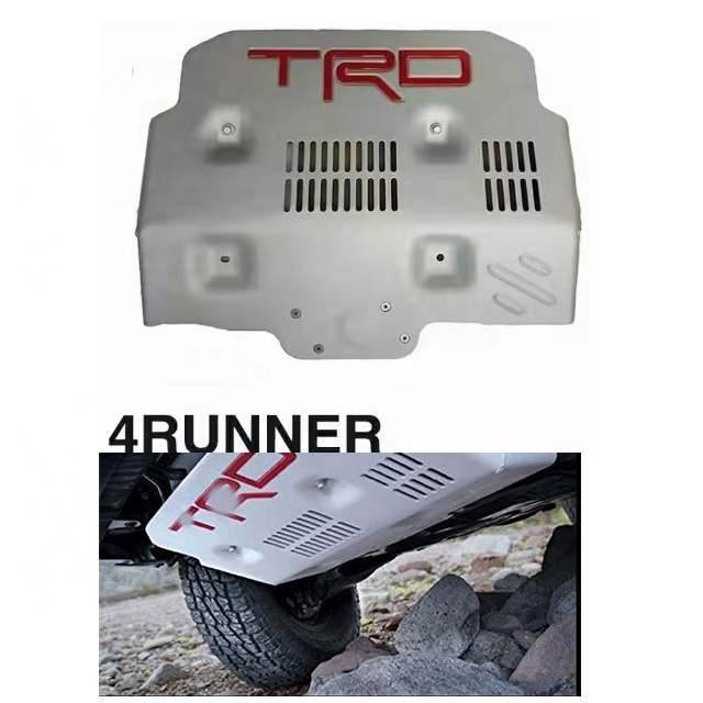 4x4 Pickup Truck Parts Aluminum Alloy Under Body Guard Skid Plate Engine Protecting Cover For 4Runner Skid Plate