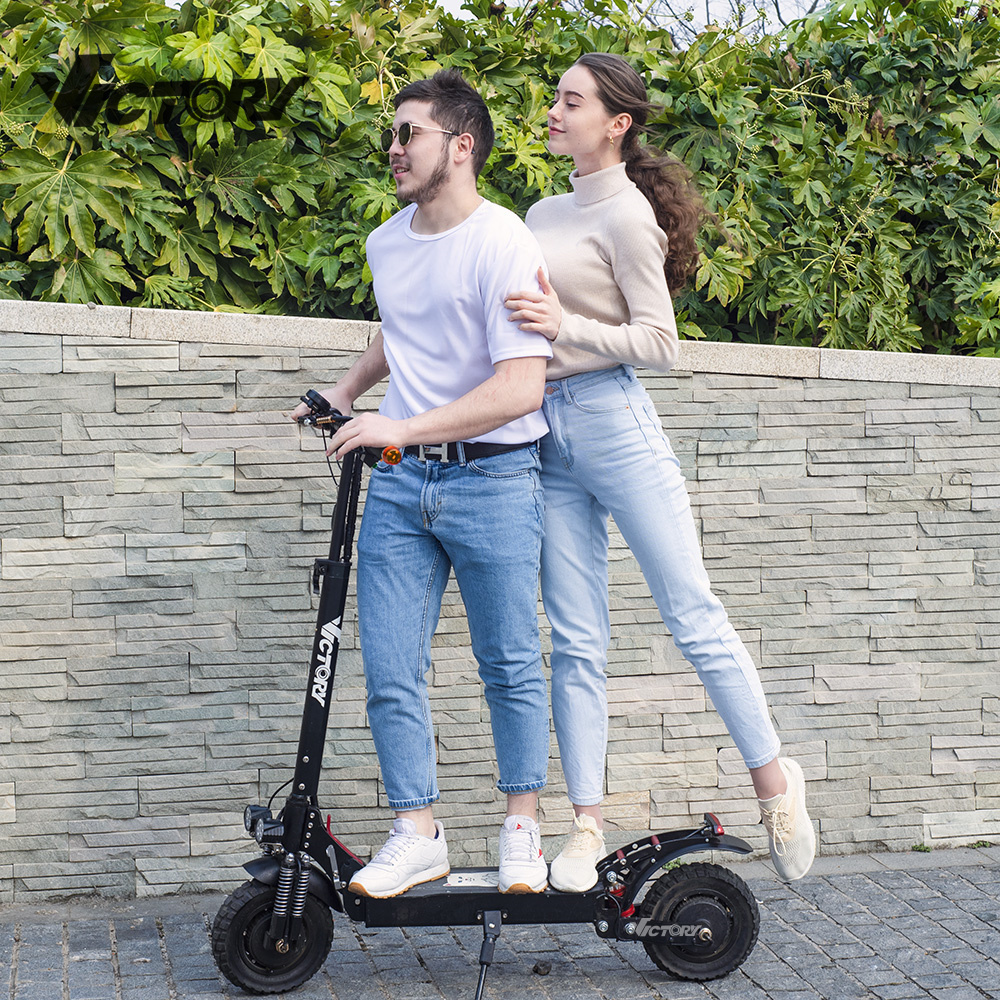 Drop shipping cheap offroad wide wheel 52v 2000w powerful dual adult electric scooter