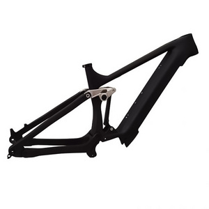 Full Carbon Fiber E Bike Disc Brake Electric Bicycle Frame Full Suspension E-MTB Frame